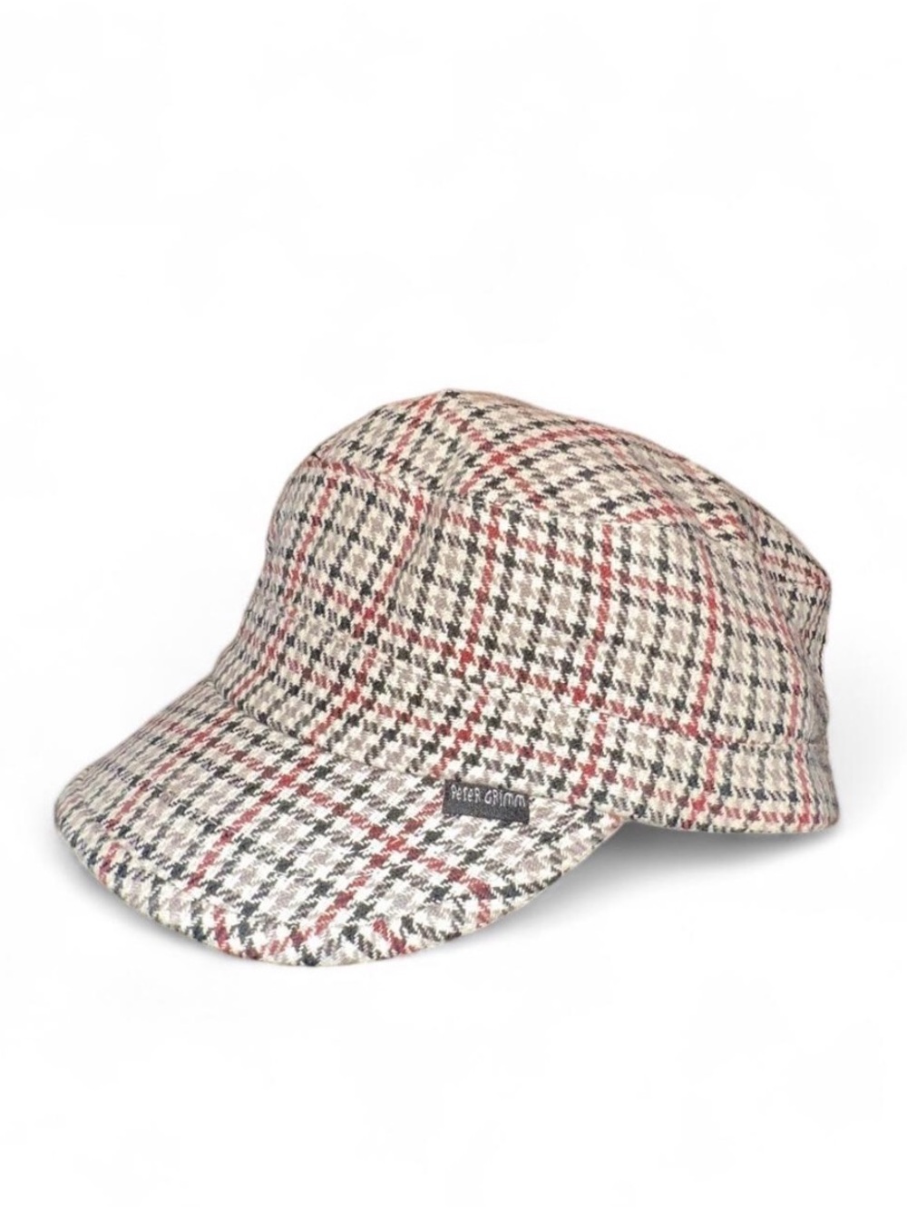 Peter Grimm 100% Cotton Tweed Y2K Newsies Newsboy Cap Hat Large